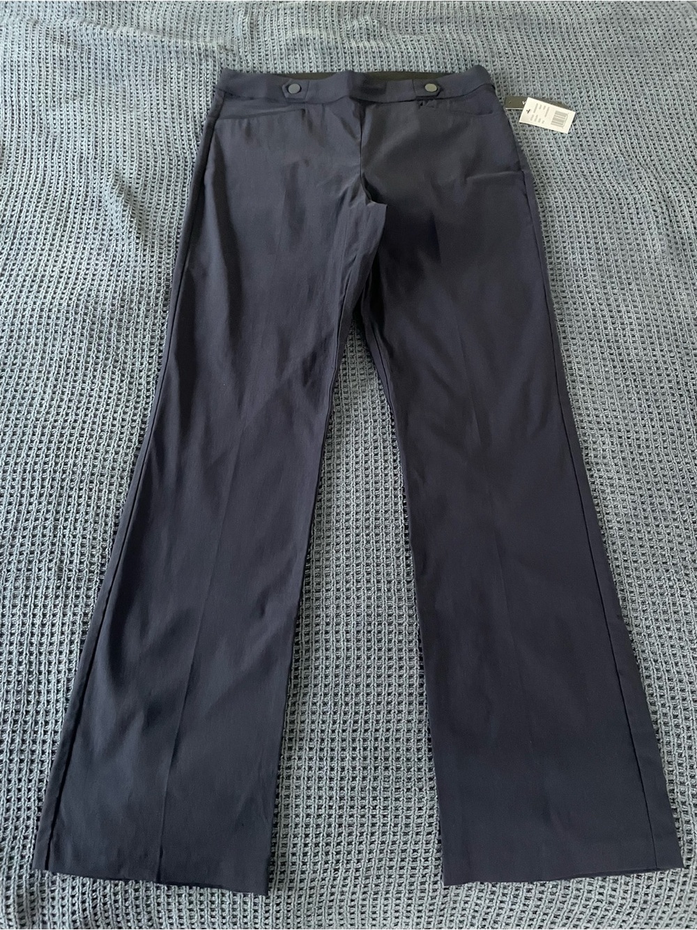 Violets & Roses | Women’s High Rise Straight Pant | Work Pants in Navy | NWT - Picture 5 of 15